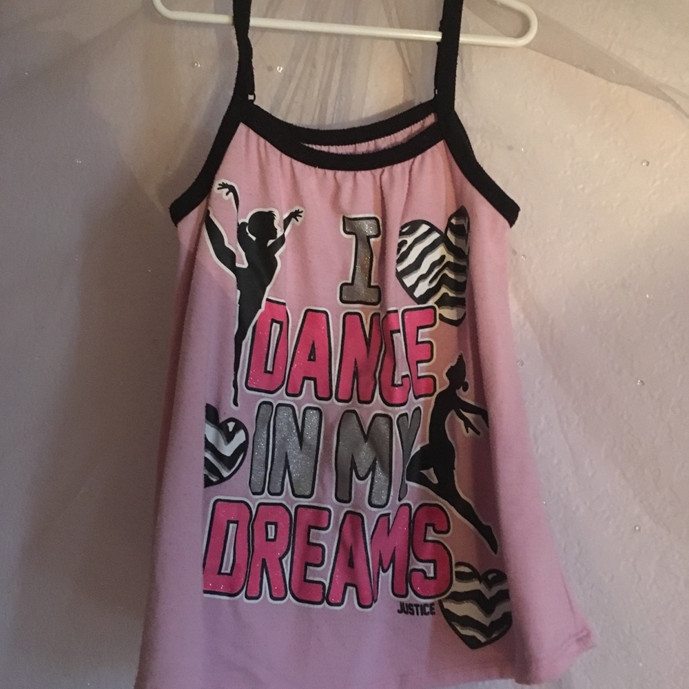 Justice Dance pajama shirt